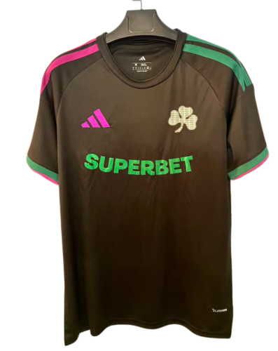 2026-27 Mens Panathinaikos third away black soccer jersey