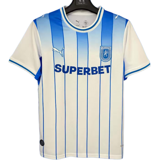 2026-27 Mens Craiova FC home white soccer jersey