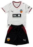 2026-27 Kids Valencia home white soccer jersey