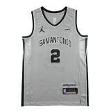 2026 Sa Spurs HAPPER #2 gray Statement Edition Top Quality Hot Pressing NBA Jersey