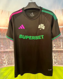 2026-27 Mens Panathinaikos third away black soccer jersey