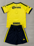2026-27 Kids Club America home yellow soccer jersey