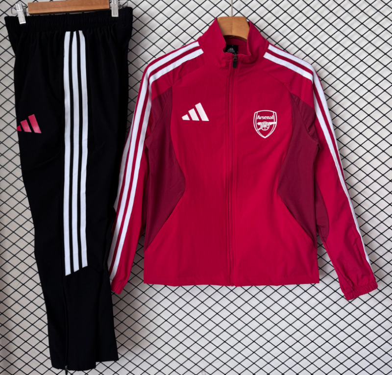 2026-27 Mens Arsenal Red Windbreaker suit