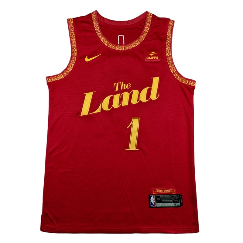 2024 Cleveland Cavaliers HARDEN #1 red City Edition Top Quality Hot Pressing NBA Jersey