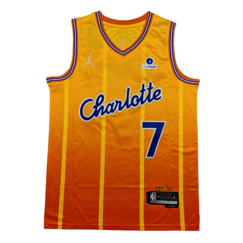 2026 Hornets KNUEPPEL #7 yellow City Edition Top Quality Hot Pressing NBA Jersey