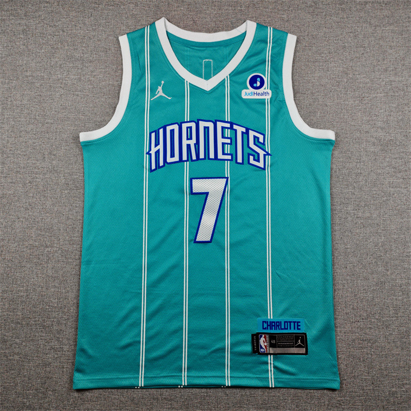 2026 Hornets KNUEPPEL #7 blue Top Quality Hot Pressing NBA Jersey