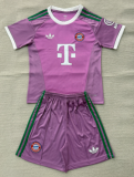 2026-27 Kids Bayern Munich Purple Goalkeeper Soccer Jersey
