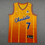 2026 Hornets KNUEPPEL #7 yellow City Edition Top Quality Hot Pressing NBA Jersey
