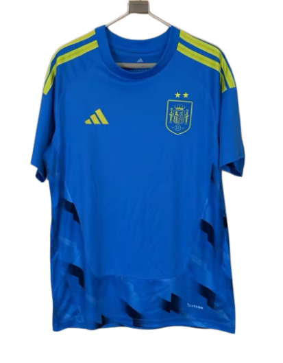 2026-27 Spain blue goalkeeper soccer Jersey（Have two star ⭐⭐）