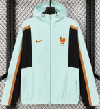 2026-27 France green Hoodie Windbreaker