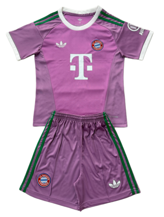 2026-27 Kids Bayern Munich Purple Goalkeeper Soccer Jersey