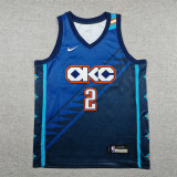 2026 OKC Thunder GILGEOUS-ALEXANDER #2 City Edition Top Quality Hot Pressing NBA Jersey