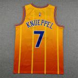 2026 Hornets KNUEPPEL #7 yellow City Edition Top Quality Hot Pressing NBA Jersey