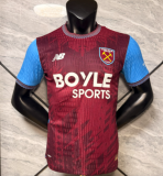 2026-27 Mens West Ham United home Player version soccer Jersey