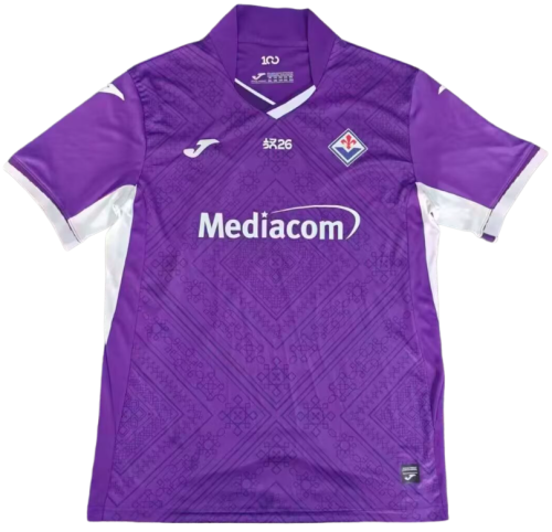 2026-27  Mens Fiorentina home Purple soccer Jersey