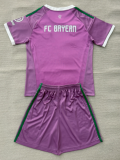 2026-27 Kids Bayern Munich Purple Goalkeeper Soccer Jersey
