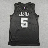 2026 SA SPURS CASTLE #5 Black City Edition Top Quality Hot Pressing NBA Jersey