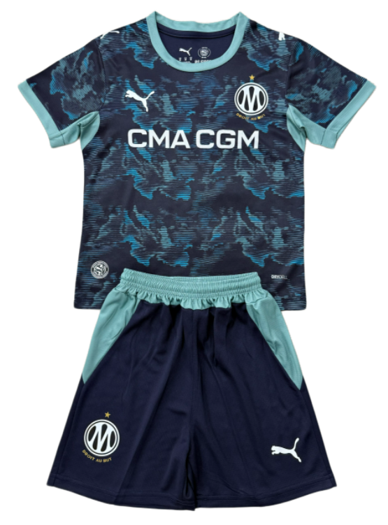 2026-27 Kids Marseille away soccer jersey