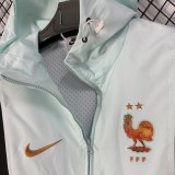 2026-27 France green Hoodie Windbreaker