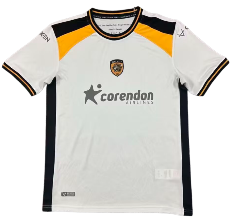 2026-27 Mens Hull City away white Fans Soccer Jersey