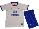 2026-27 Kids Cardiff City  away white soccere jersey