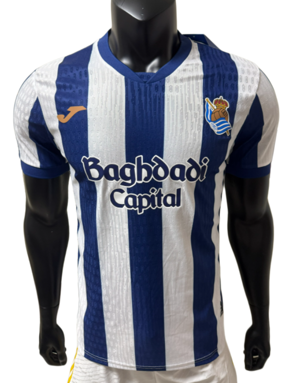 2026-27 Mens Real Sociedad home Player version soccer jersey