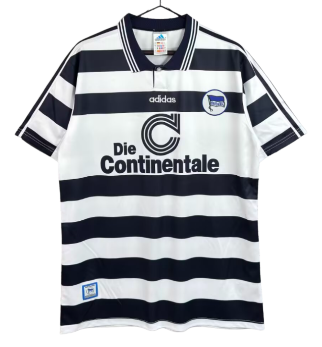 1998-1999 Hertha BSC home black Retro Soccer Jersey