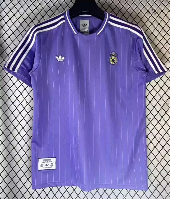 2026-27 Mens Real Madrid Purple Retro version soccer Jersey