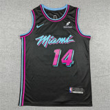 2025 HEAT HERRO #14 Black City Edition Top Quality Hot Pressing NBA Jersey (V领）