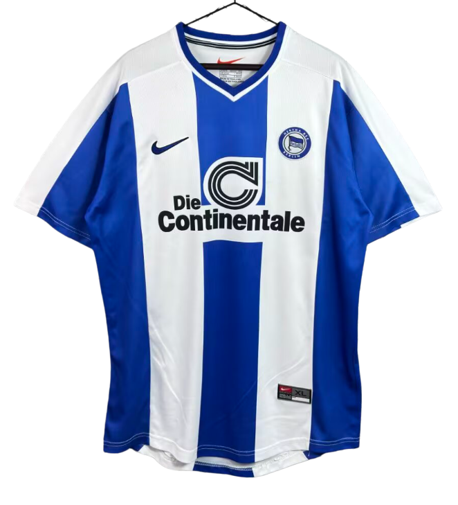 1999-2000 Hertha BSC home blue white Retro Soccer Jersey