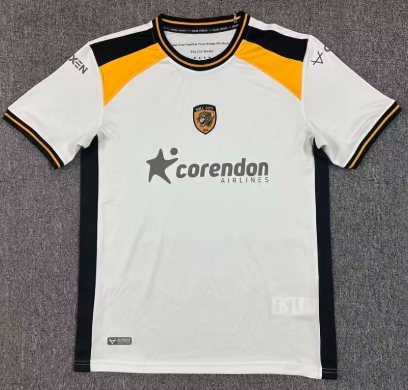 2026-27 Mens Hull City away white Fans Soccer Jersey