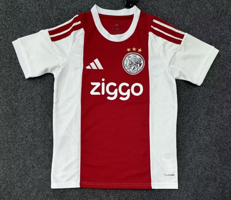 2026-27 Mens Ajax Home red white Soccer Jersey