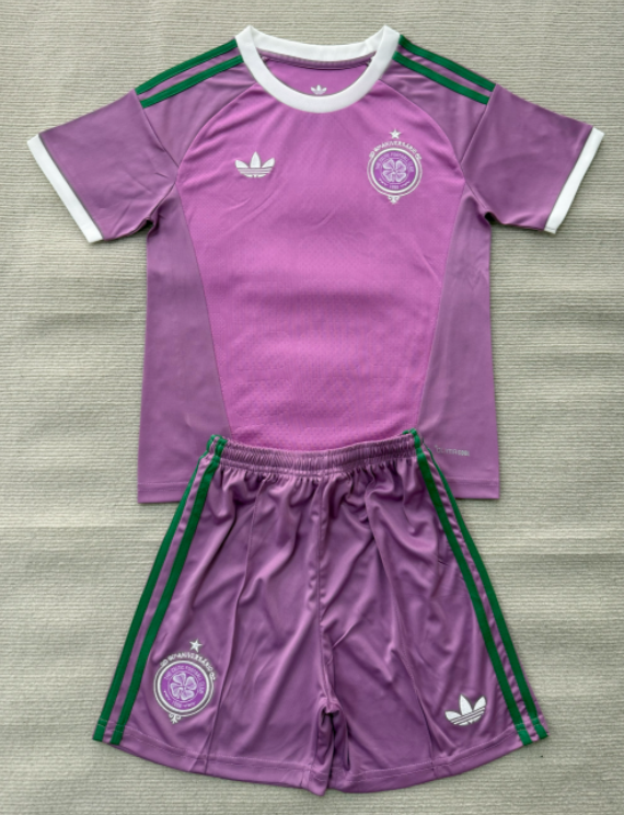 2026-27 Kids Celtic goalkeeper purple soccer jersey