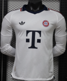 2026-27 Bayern Munich Away Long Sleeve Player Version Soccer Jersey