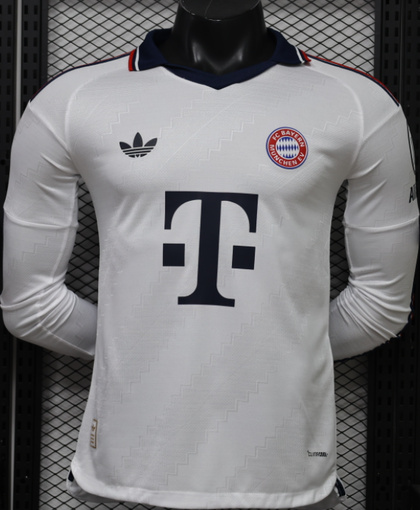 2026-27 Bayern Munich Away Long Sleeve Player Version Soccer Jersey