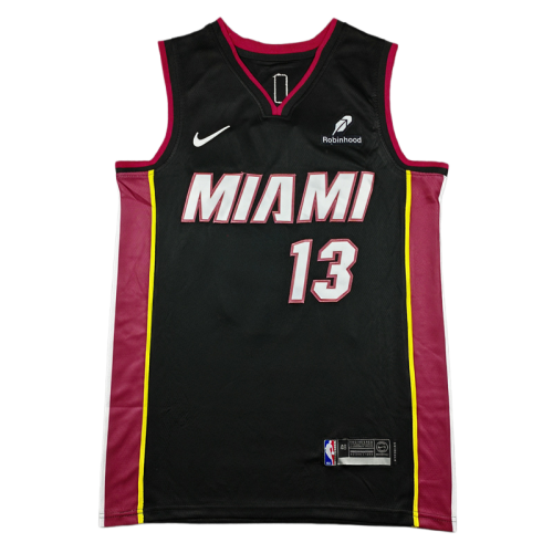 2025 HEAT ADEBAYO #13 Black Top Quality Hot Pressing NBA Jersey (V领）