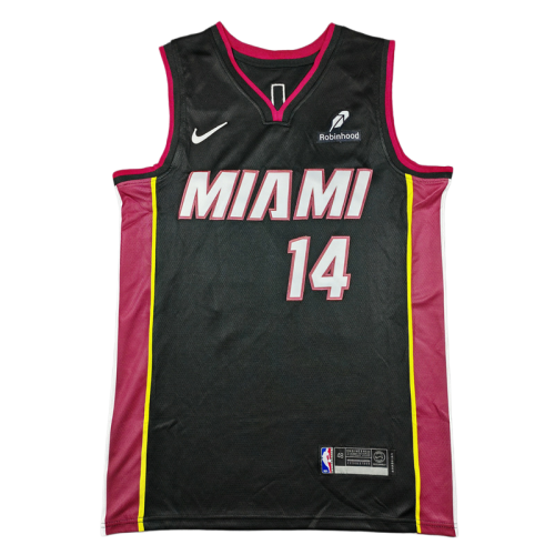 2025 HEAT HERRO #14 Black Top Quality Hot Pressing NBA Jersey (V领）
