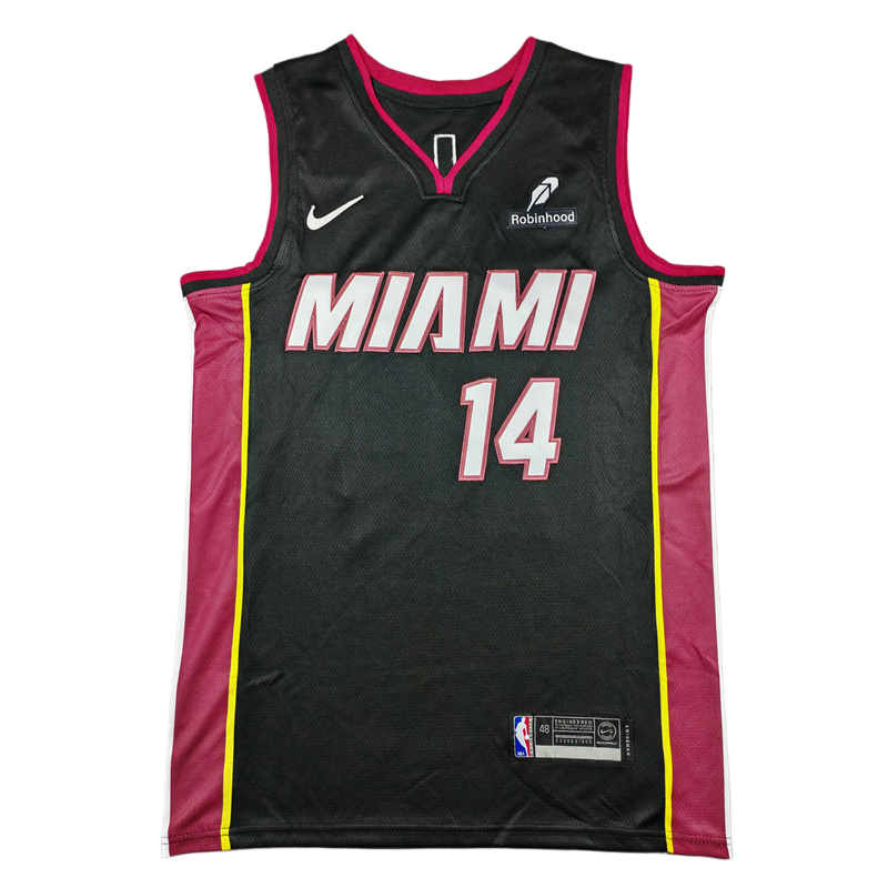 2025 HEAT HERRO #14 Black Top Quality Hot Pressing NBA Jersey (V领）