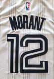 2025 Grizzlies MORANT #12 white City Edition Top Quality Hot Pressing NBA Jersey