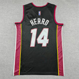 2025 HEAT HERRO #14 Black Top Quality Hot Pressing NBA Jersey (V领）