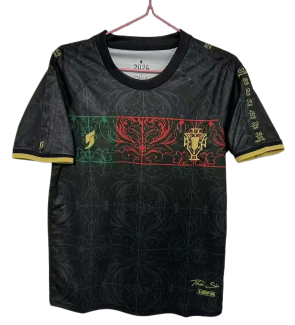 2026-27 Mens Portugal Special Edition black soccer Jersey