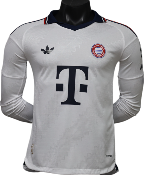 2026-27 Bayern Munich Away Long Sleeve Player Version Soccer Jersey