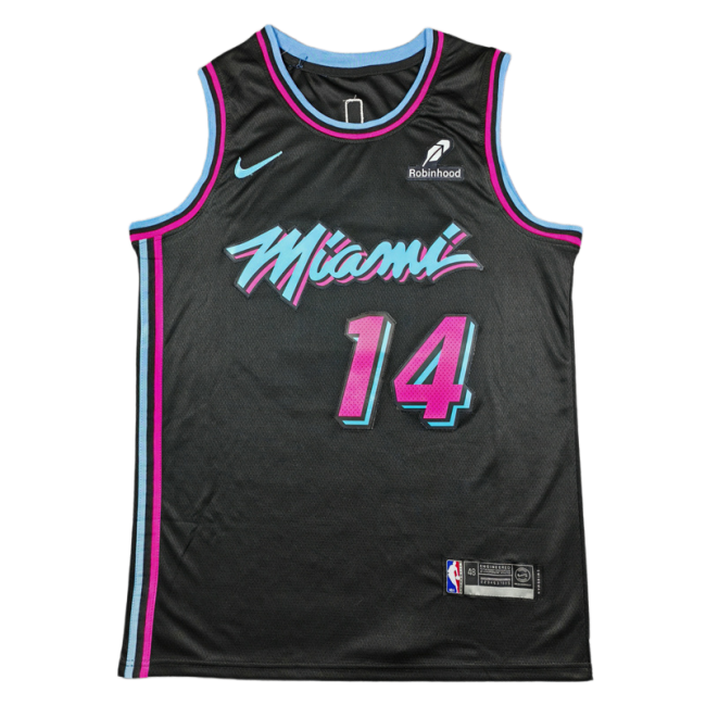 2025 HEAT HERRO #14 Black City Edition Top Quality Hot Pressing NBA Jersey (V领）