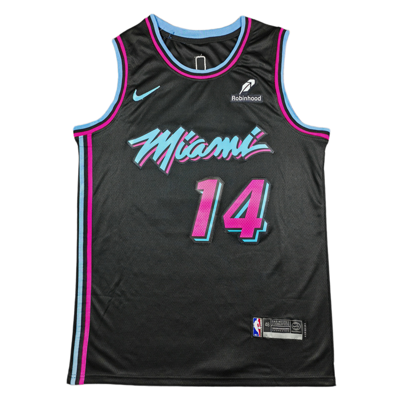 2025 HEAT HERRO #14 Black City Edition Top Quality Hot Pressing NBA Jersey (V领）