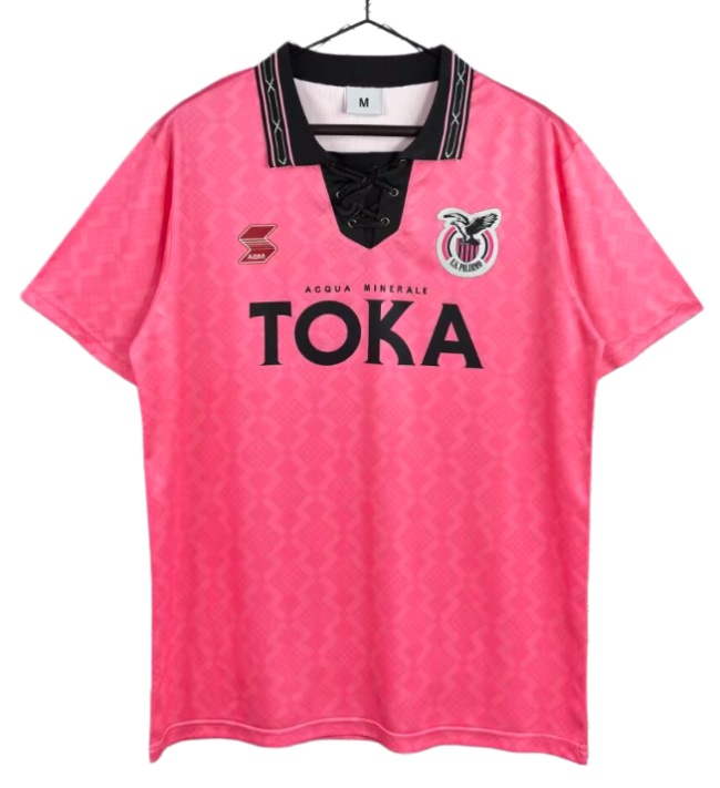 1993-1994 Mens Palermo F.C. home pink Retro Soccer Jersey