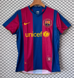 2007-2008 Mens Retro Barcelona home soccer Jersey