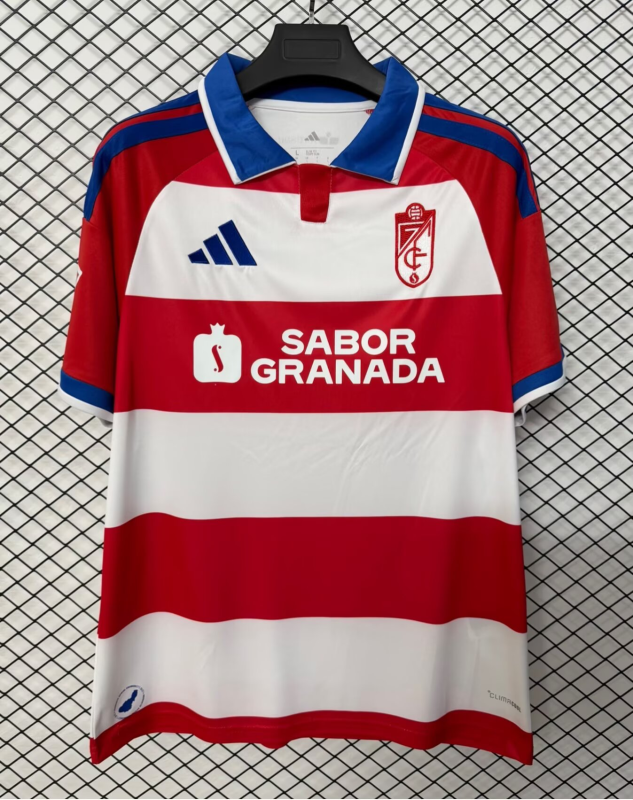2026-27 Granada home red white Fans Soccer Jersey