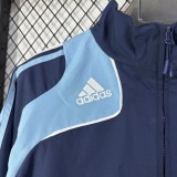 2008 Argentina royal blue Casual Edition Windbreaker
