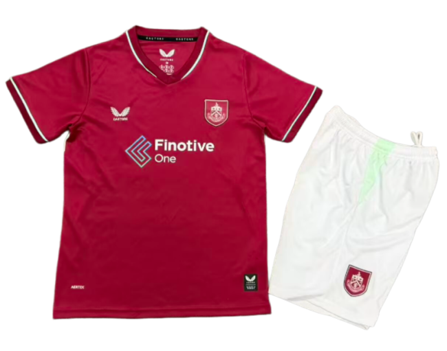 2026-27 Kids Burnley Home red Soccer Jersey