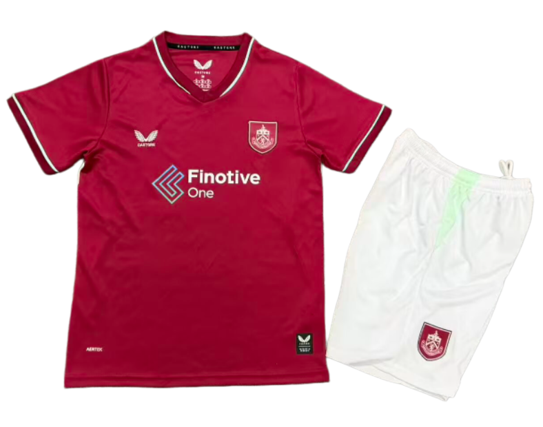 2026-27 Kids Burnley Home red Soccer Jersey